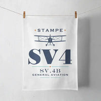 Thumbnail for Stampe SV.4B - Heritage - Towel - White