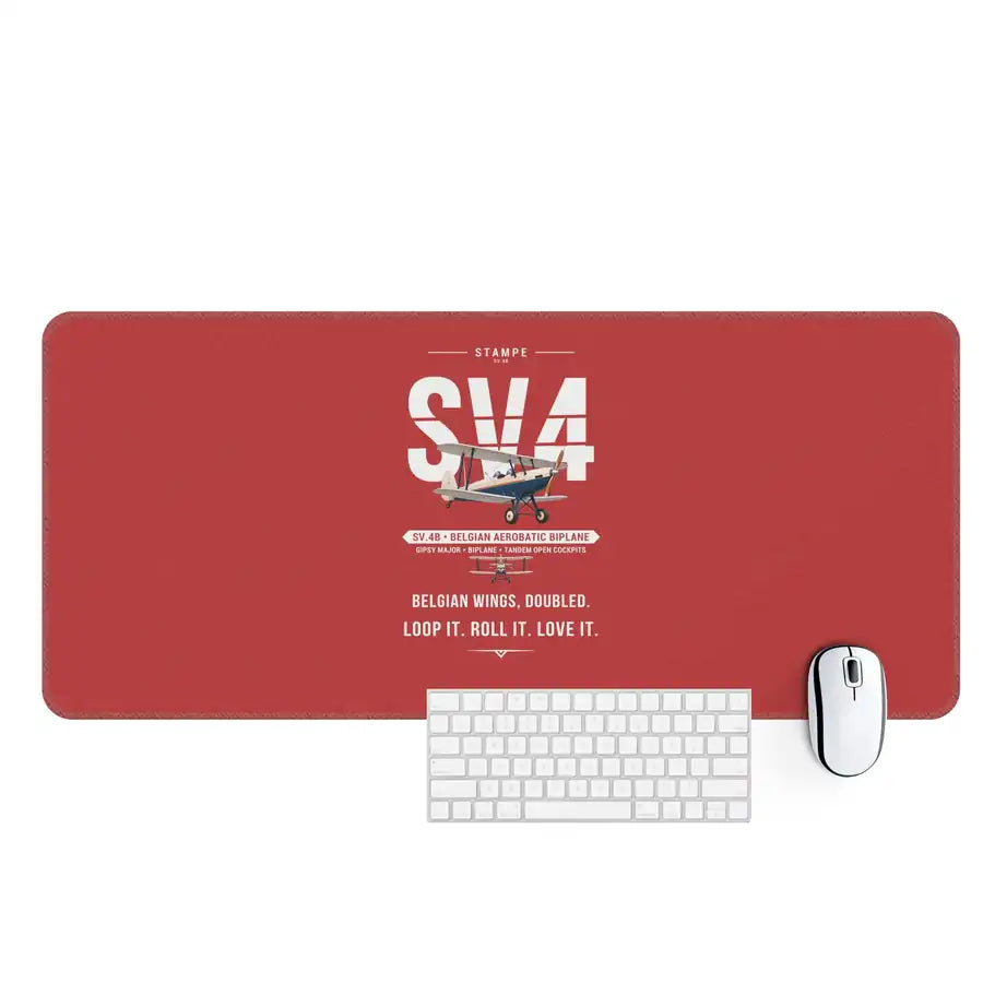 Stampe SV.4B - Original - Desk Mat - Red