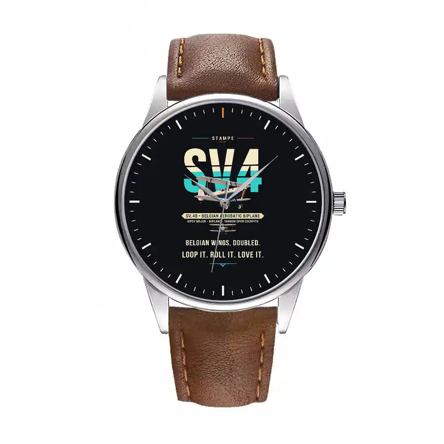 Stampe SV.4B - Original - Leather Strap - Brown Leather Strap