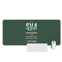 Thumbnail for Stampe SV.4B - Original + Name - Desk Mat - Dark Green