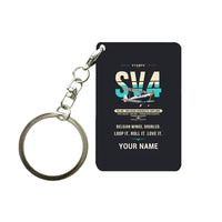 Thumbnail for Stampe SV.4B - Original + Name - Key Chain - Black