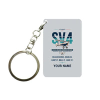 Thumbnail for Stampe SV.4B - Original + Name - Key Chain - Light Gray