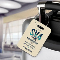Thumbnail for Stampe SV.4B - Original + Name - Luggage Tag - Beige