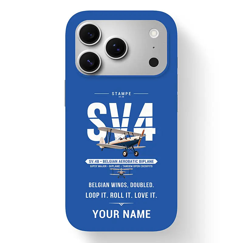 Stampe SV.4B - Original + Name - MagSafe iPhone 17 Pro - Blue