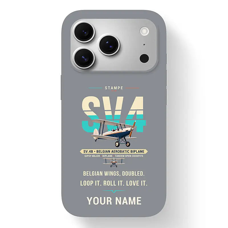 Stampe SV.4B - Original + Name - MagSafe iPhone 17 Pro - Gray