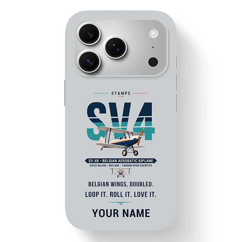 Stampe SV.4B - Original + Name - MagSafe iPhone 17 Pro - Light Gray