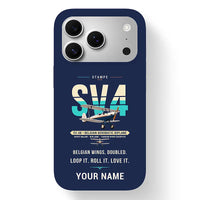 Thumbnail for Stampe SV.4B - Original + Name - MagSafe iPhone 17 Pro - Navy Blue