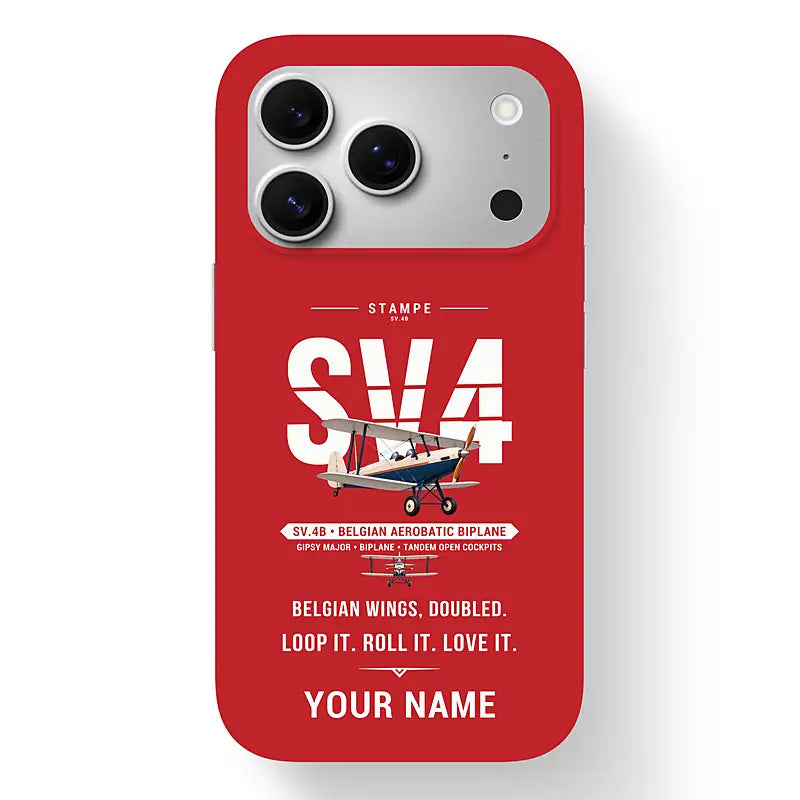 Stampe SV.4B - Original + Name - MagSafe iPhone 17 Pro - Red