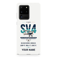 Thumbnail for Stampe SV.4B - Original + Name - Samsung Case - White