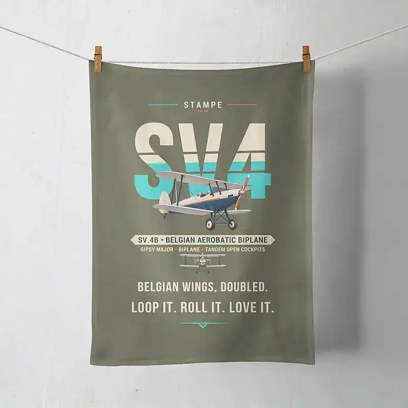 Stampe SV.4B - Original - Towel - Green Army