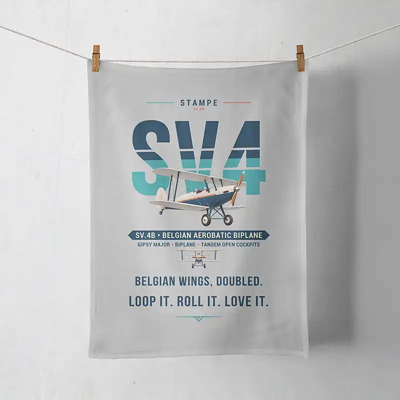Stampe SV.4B - Original - Towel - Light Gray