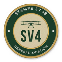 Thumbnail for Stampe SV.4B Patches - Circle - Forest Gold