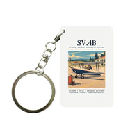 Thumbnail for Stampe SV.4B - Poster - Key Chain - White