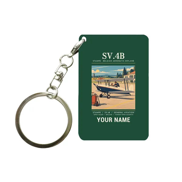Stampe SV.4B - Poster + Name - Key Chain - Dark Green