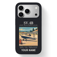 Thumbnail for Stampe SV.4B - Poster + Name - MagSafe iPhone 17 Pro - Black
