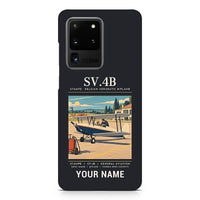 Thumbnail for Stampe SV.4B - Poster + Name - Samsung Case - Black