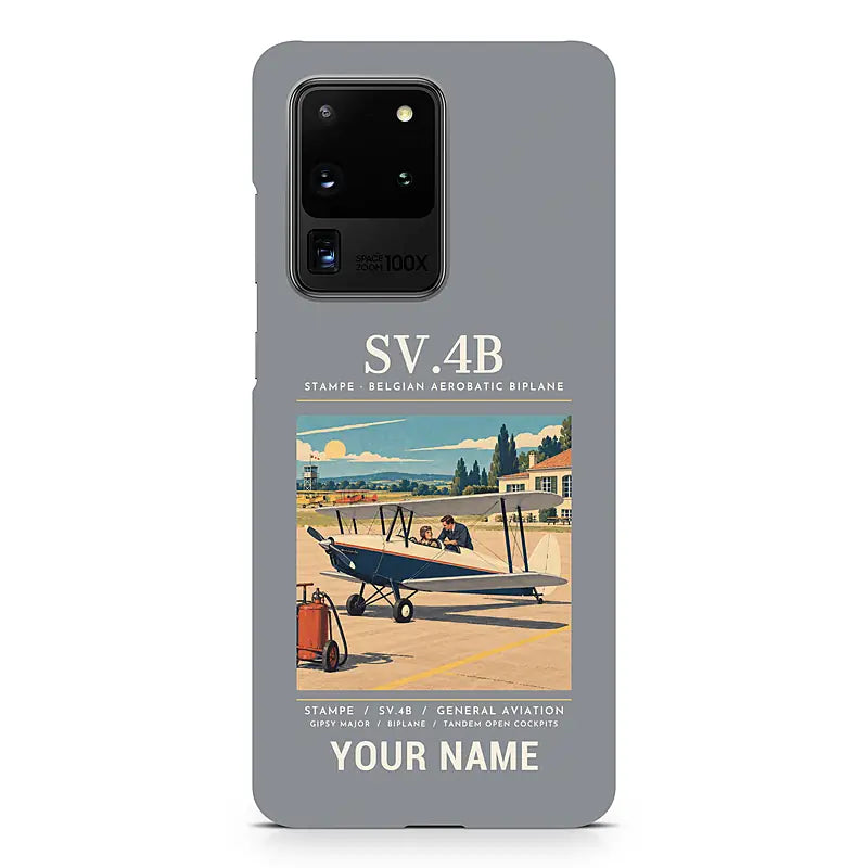 Stampe SV.4B - Poster + Name - Samsung Case - Gray