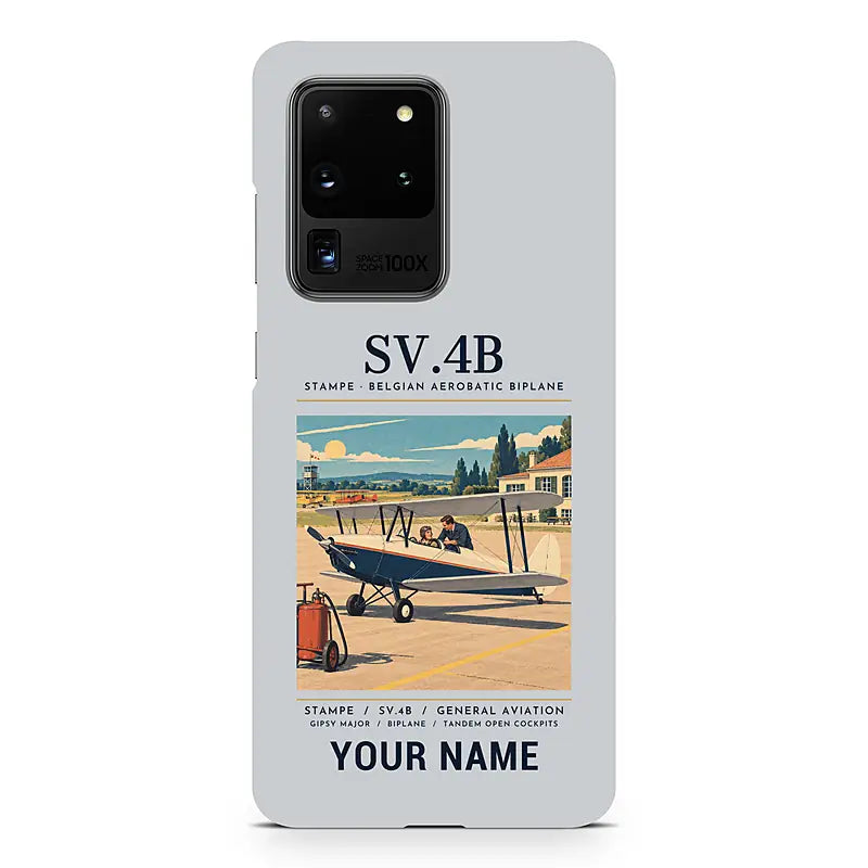 Stampe SV.4B - Poster + Name - Samsung Case - Light Gray