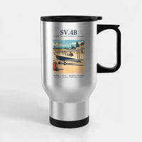 Thumbnail for Stampe SV.4B - Poster - Stainless Steel with Holder - Silver