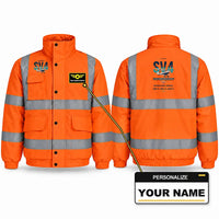 Thumbnail for Stampe SV.4B Reflective Winter Jackets - Original + Name - Orange