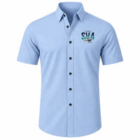 Thumbnail for Stampe SV.4B - Short Sleeve Shirt - Original - Light Blue