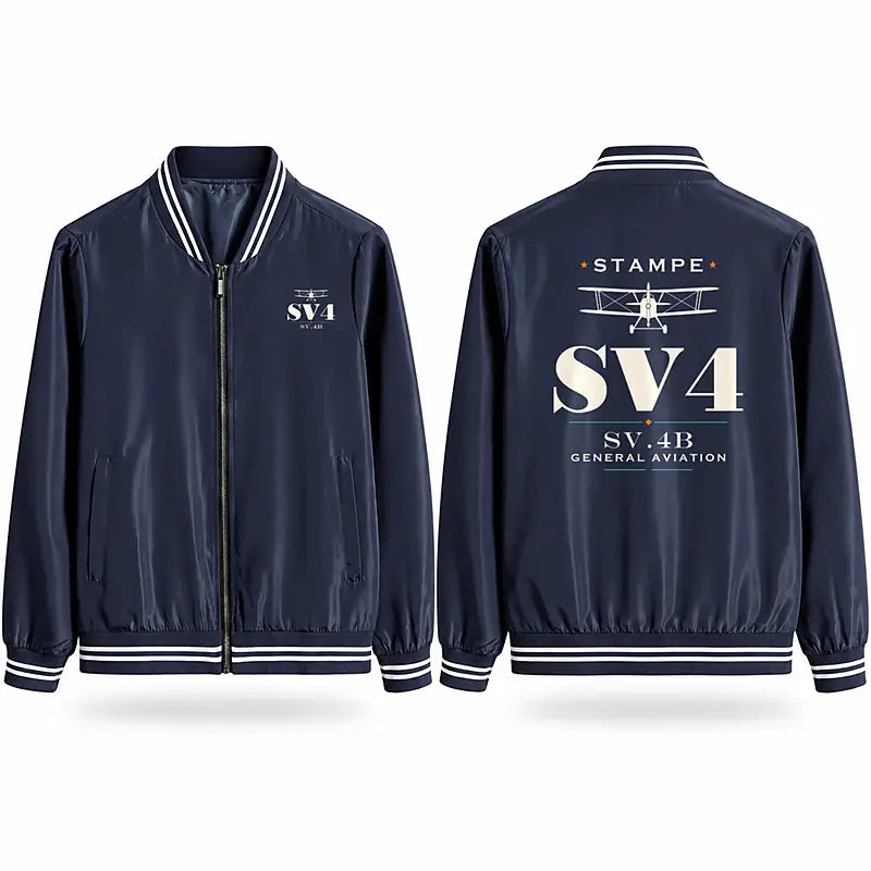 Stampe SV.4B Stylish Jackets - Baseball Collar - Heritage - Navy Blue
