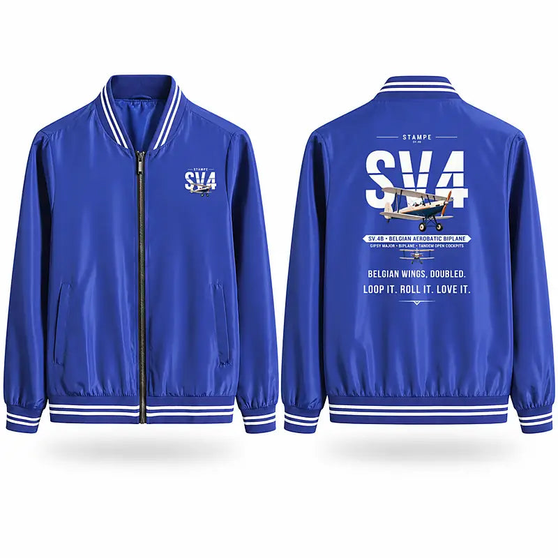 Stampe SV.4B Stylish Jackets - Baseball Collar - Original - Royal Blue