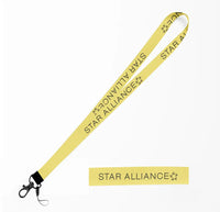 Thumbnail for Star Alliance Airlines lanyard - yellow