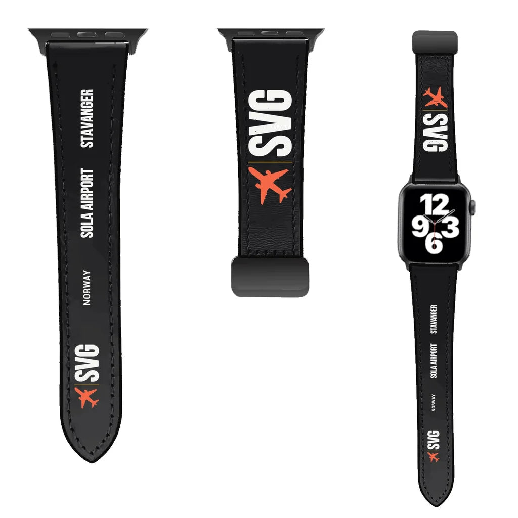 WBV6 | Stavanger Airport, Sola SVG | Leather - Black