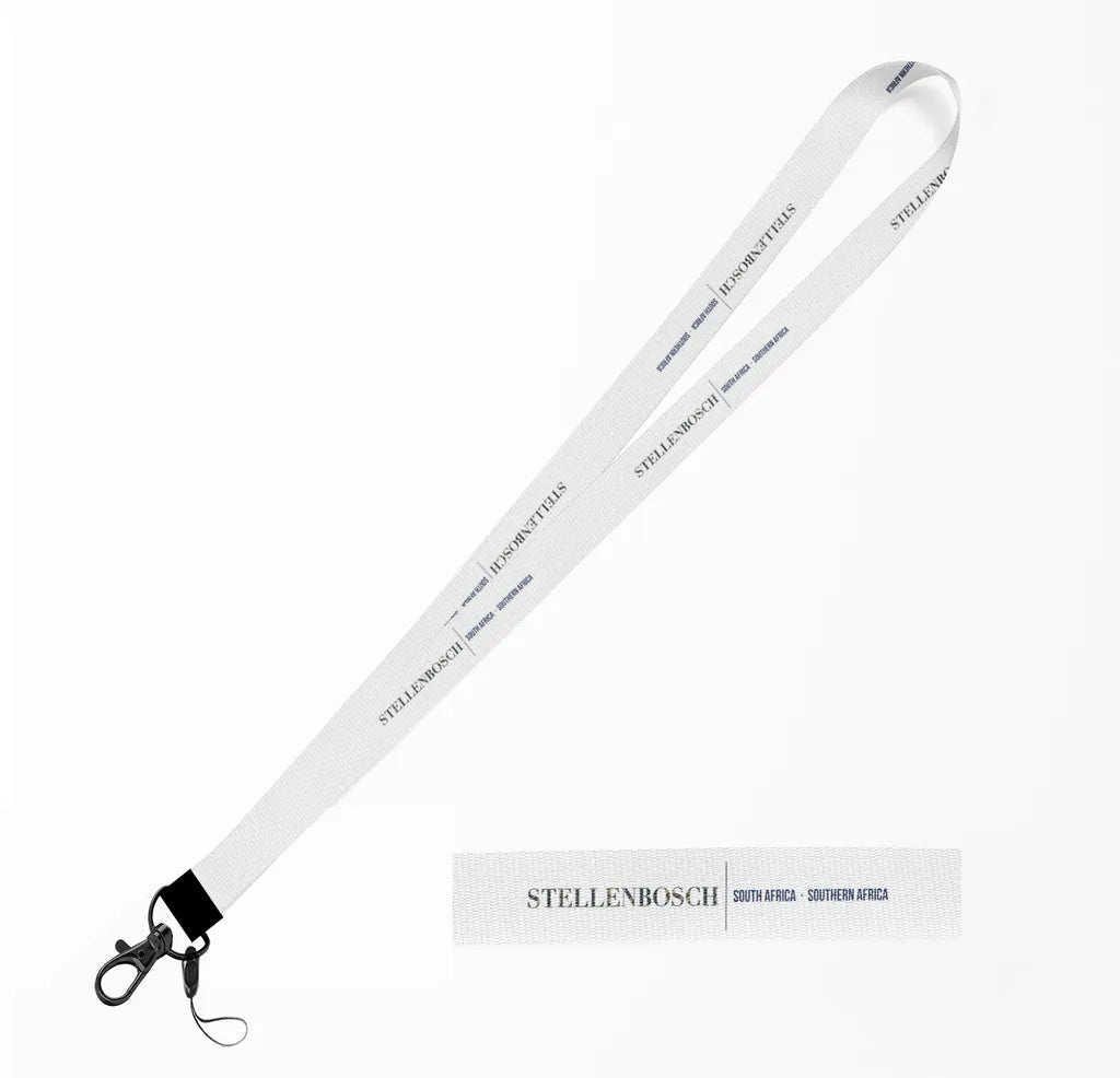 Stellenbosch City Series lanyard - white