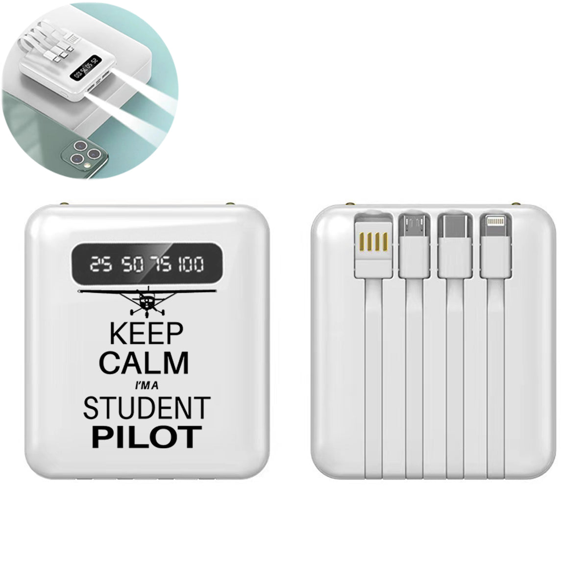 Student Pilot Designed 10000mAh Quick Charge Powerbank