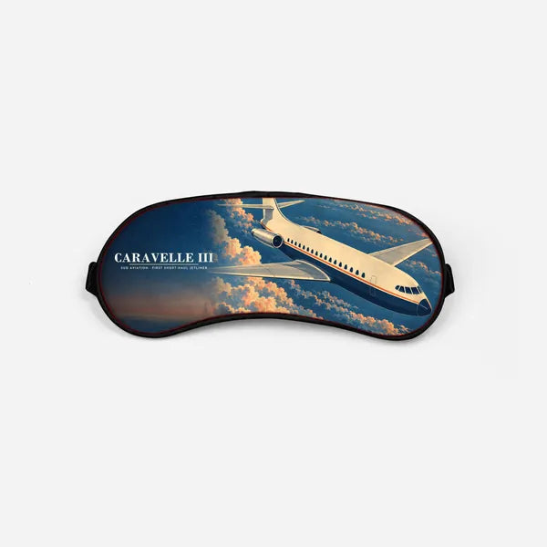 Sud Aviation Caravelle III - 3D - Sleep Mask - Full Print