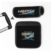 Thumbnail for Sud Aviation Caravelle III - Cartoon - Luggage Handle Cover - Black