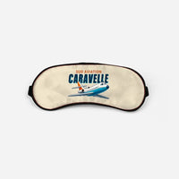 Thumbnail for Sud Aviation Caravelle III - Cartoon - Sleep Mask - Beige