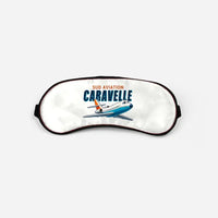 Thumbnail for Sud Aviation Caravelle III - Cartoon - Sleep Mask - White