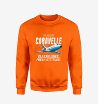 Thumbnail for Sud Aviation Caravelle III - Cartoon - Sweatshirt - Orange