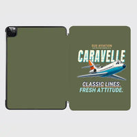Thumbnail for Sud Aviation Caravelle III - Cartoon - iPad Case - Green Army