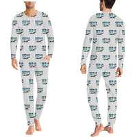 Thumbnail for Sud Aviation Caravelle III - Men Pajamas - Original Pattern - Light Gray