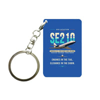 Thumbnail for Sud Aviation Caravelle III - Original - Key Chain - Blue