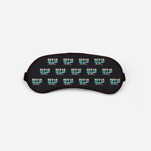 Sud Aviation Caravelle III - Original Pattern - Sleep Mask - Black