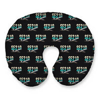 Thumbnail for Sud Aviation Caravelle III - Original Seamless - Travel Pillow - Black
