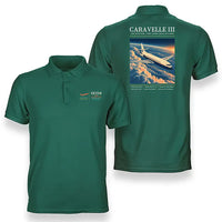 Thumbnail for Sud Aviation Caravelle III - Poster - Double-Side Polo - Green