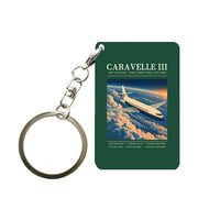 Thumbnail for Sud Aviation Caravelle III - Poster - Key Chain - Dark Green