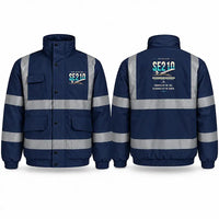 Thumbnail for Sud Aviation Caravelle III Reflective Winter Jackets - Original - Navy Blue