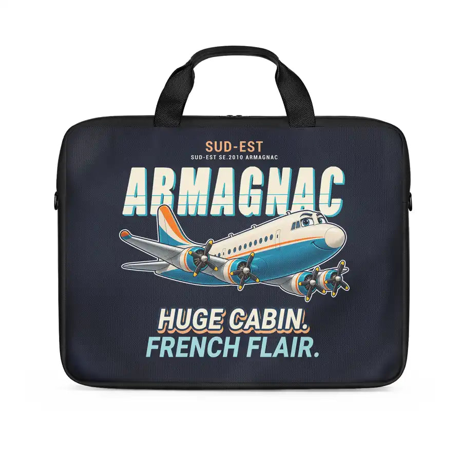 Sud-Est SE.2010 Armagnac - Cartoon - Laptop Bag