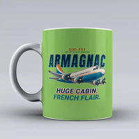 Thumbnail for Sud-Est SE.2010 Armagnac - Cartoon - Mug - Light Green