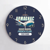 Thumbnail for Sud-Est SE.2010 Armagnac - Cartoon + Name - No Frame - Navy Blue