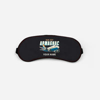Thumbnail for Sud-Est SE.2010 Armagnac - Cartoon + Name - Sleep Mask - Black