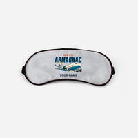 Thumbnail for Sud-Est SE.2010 Armagnac - Cartoon + Name - Sleep Mask - Light Gray