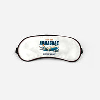 Thumbnail for Sud-Est SE.2010 Armagnac - Cartoon + Name - Sleep Mask - White